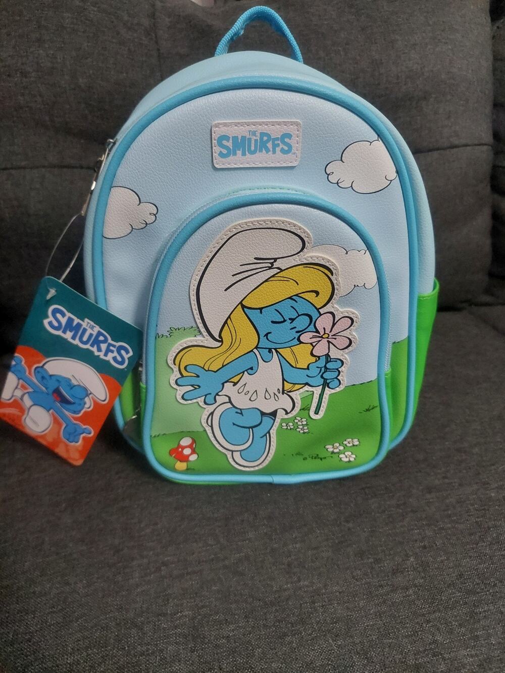 Smurfs Spring Is In The Air Smurfette Women's Mini Backpack, Blue